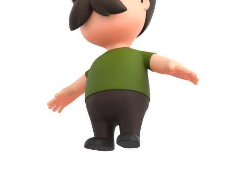 Little People 001 3D Model