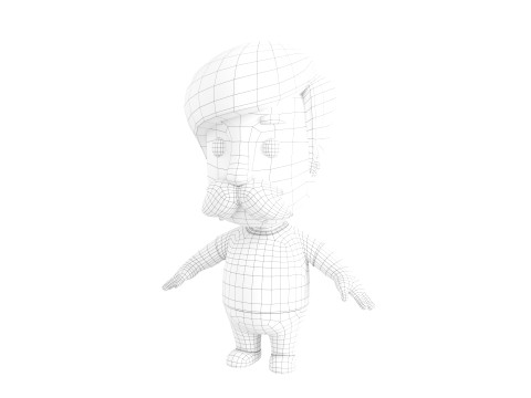 Little People 001 3D Model