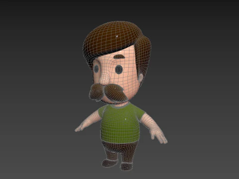 छोटे लोग 001 3D मॉडल