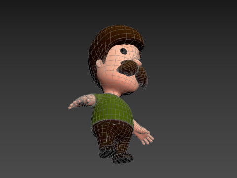 Little People 001 3D Model