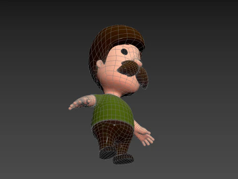 छोटे लोग 001 3D मॉडल