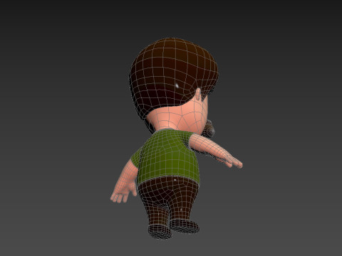 Little People 001 3D Model