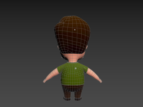 Little People 001 3D Model