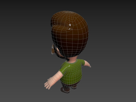Little People 001 3D Model