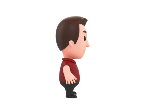 Little People 002 3D Model