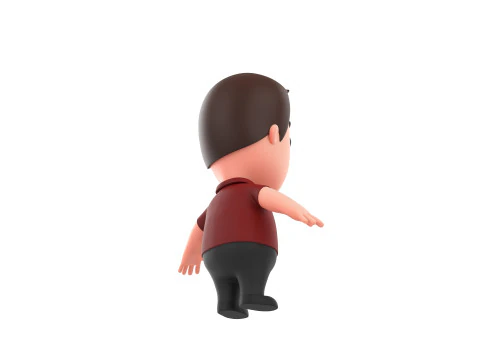 Little People 002 3D Model