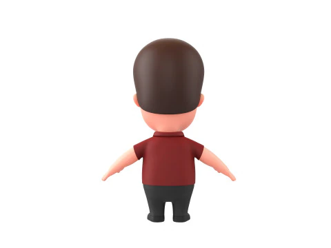 Little People 002 3D Model