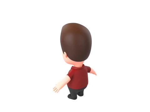 Little People 002 3D Model