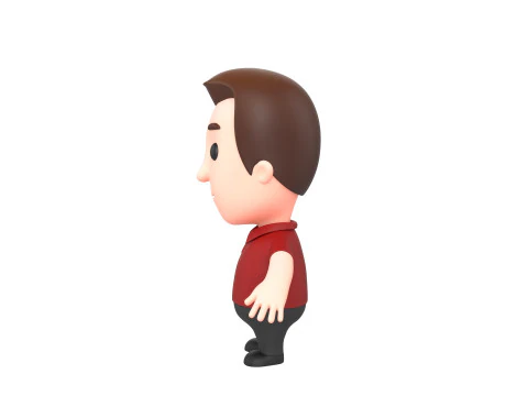 Little People 002 3D Model