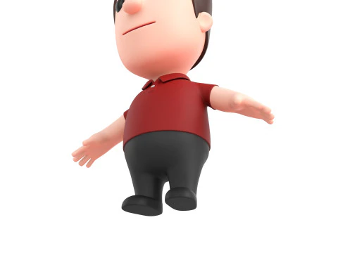 Little People 002 3D Model