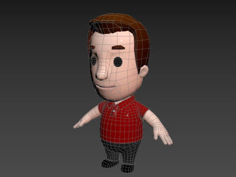 Little People 002 3D Model