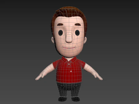Little People 002 3D Model