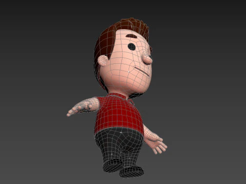 Little People 002 3D Model