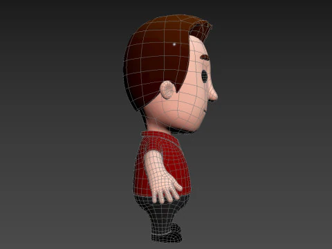 Little People 002 3D Model