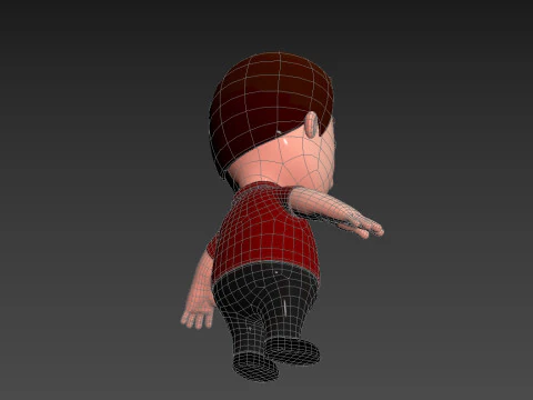 Little People 002 3D Model