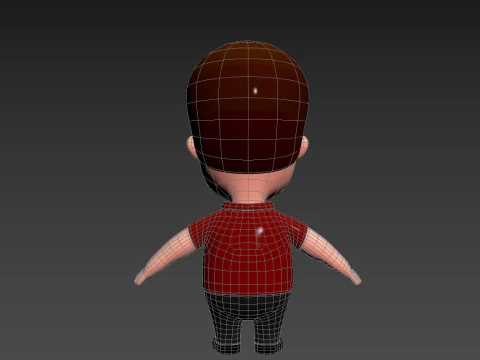 Little People 002 3D Model