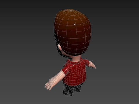 Little People 002 3D Model