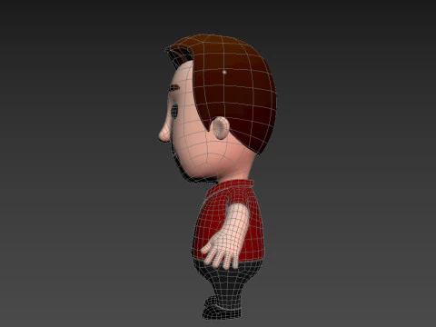 Little People 002 3D Model