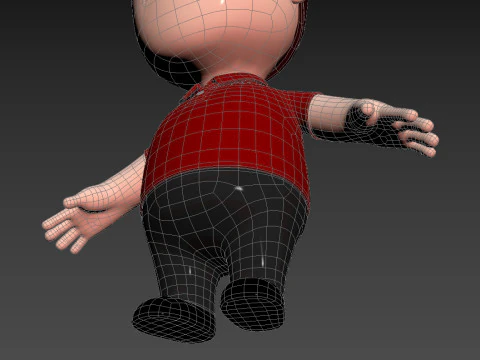 Little People 002 3D Model