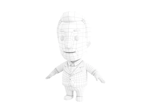 Little People 003 3D Model