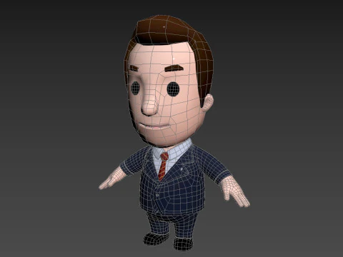 Little People 003 3D Model