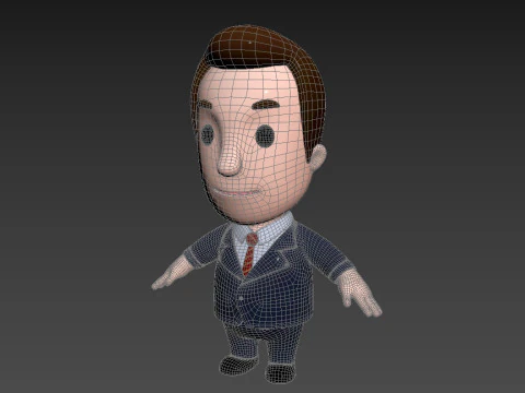 Little People 003 3D Model