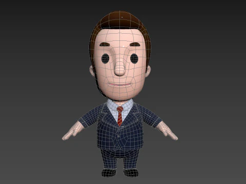 Little People 003 3D Model