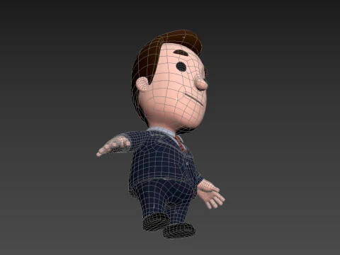 Little People 003 3D Model