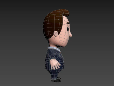 Little People 003 3D Model