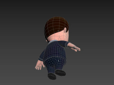Little People 003 3D Model