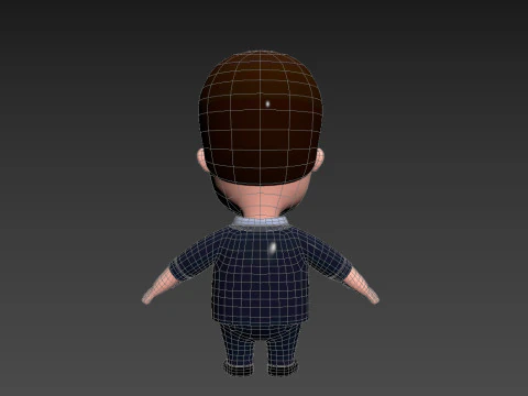 Little People 003 3D Model