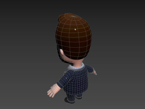 Little People 003 3D Model