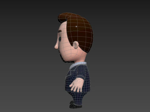 Little People 003 3D Model