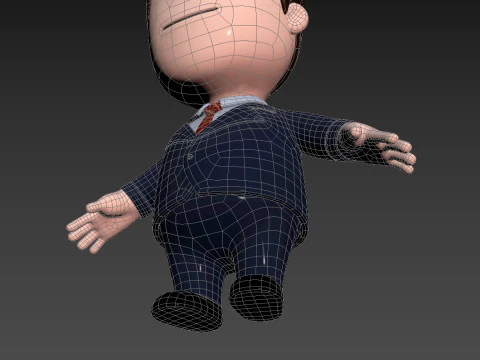 Little People 003 3D Model