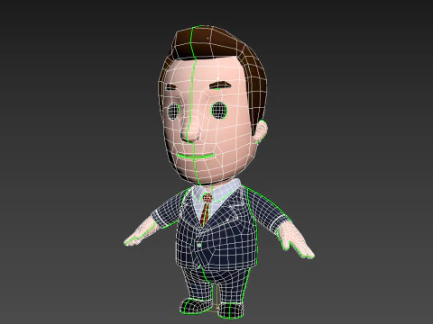 Little People 003 3D Model