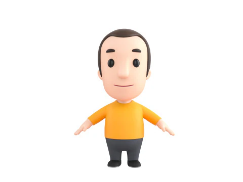 Little People 004 3D Model