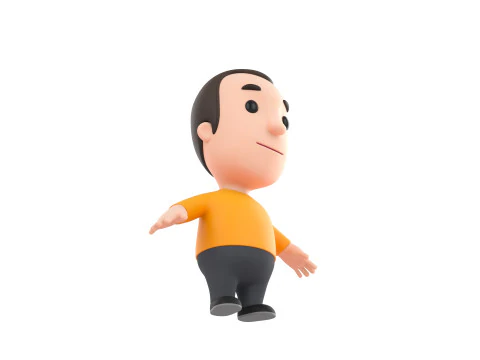 Little People 004 3D Model