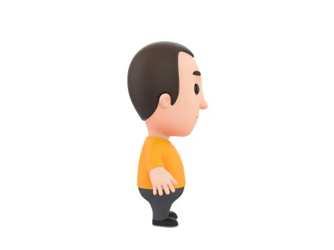 Little People 004 3D Model