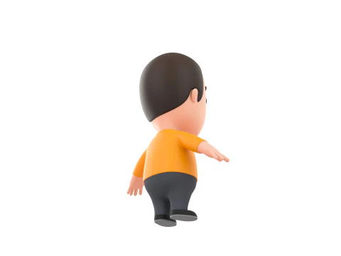 Little People 004 3D Model