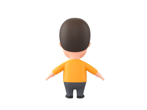 Little People 004 3D 모델