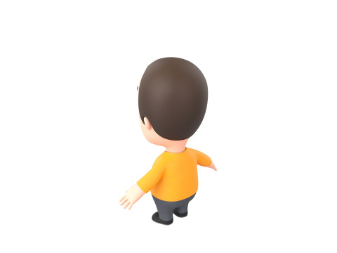 Little People 004 3D 모델