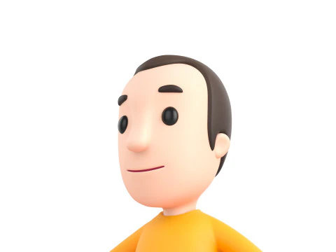 Little People 004 3D Model
