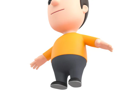 Little People 004 3D Model