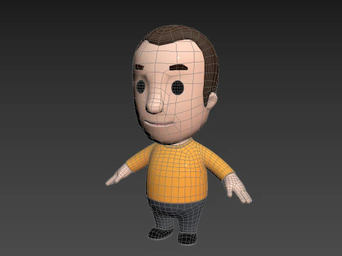 Little People 004 3D Model