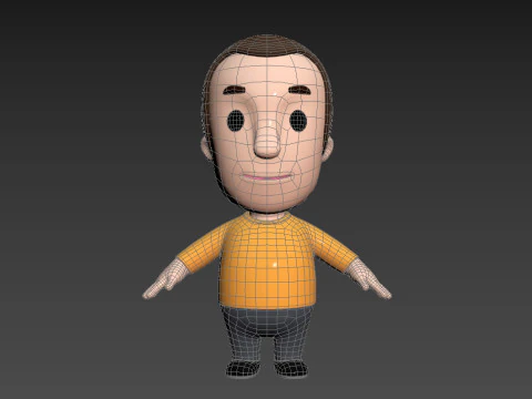 Little People 004 3D Model