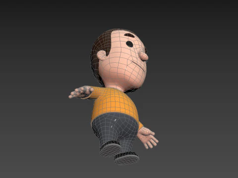 Little People 004 3D Model