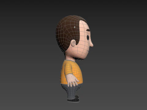 Little People 004 3D Model