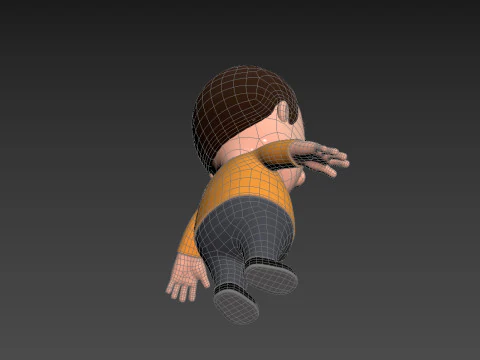 Little People 004 3D Model