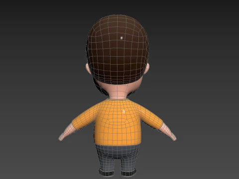 Little People 004 3D Model