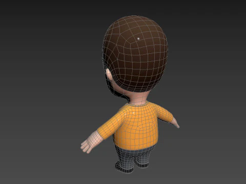 Little People 004 3D Model